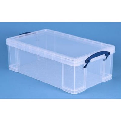Really Useful Box - Aufbewahrungsbox 12 Liter 465x270x150mm transparent weiß