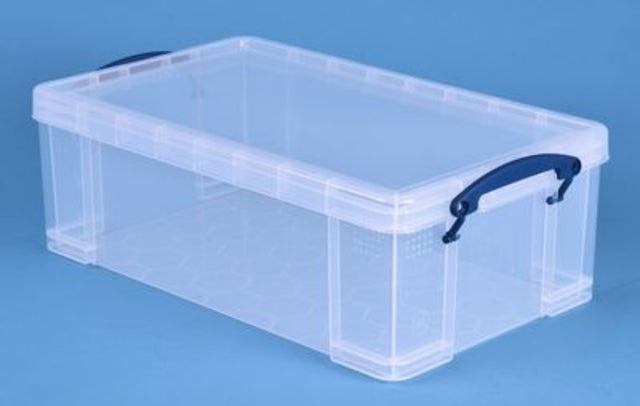 Really Useful Box - Aufbewahrungsbox 12 Liter 465x270x150mm transparent weiß