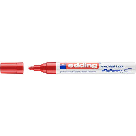 Edding - Ölbasierter Paintmarker 750 2-4mm Kreativrot