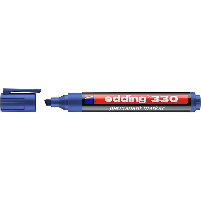 Edding - Filzstift 330 diagonal 1,5-5mm blau