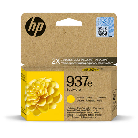 HP -  Inktcartridge  4s6w8ne 937e evomore geel