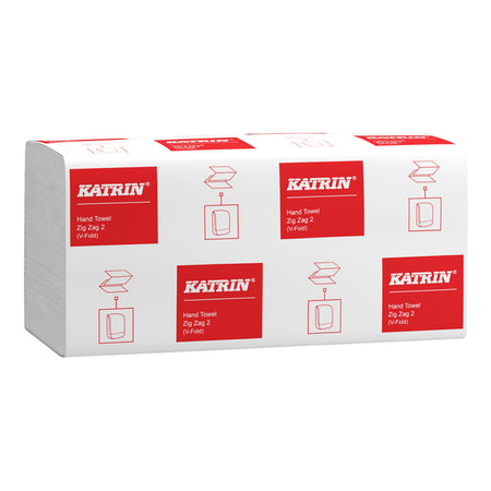 Katrin - Handtuch Z-Falz 2-lagig 244x230mm 20x200 Blatt weiß 35588
