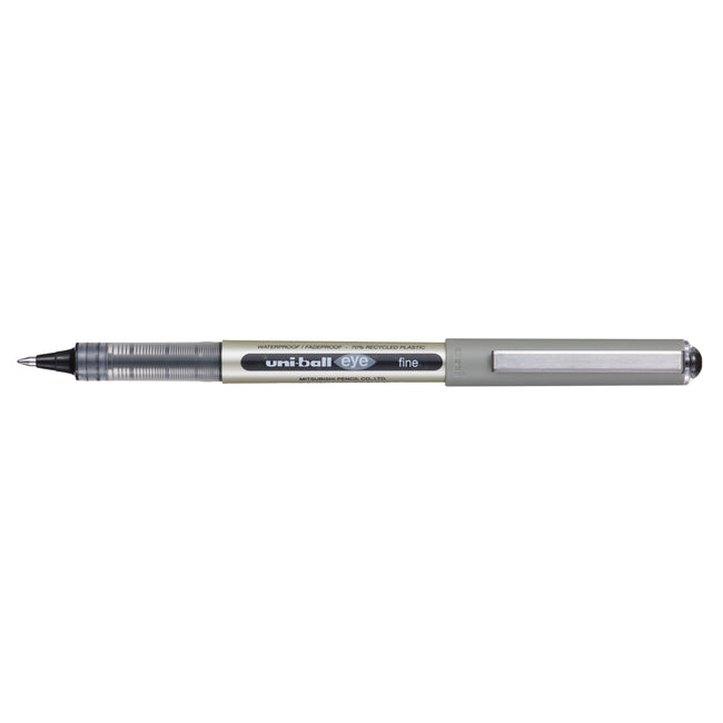 Uni-Ball - Tintenroller Eye Eco 157e f schwarz | 12 Stück