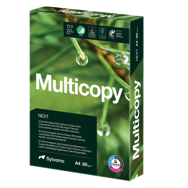 Multicopy - Kopierpapier Zero A4 80gr weiß 500 Blatt
