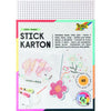 Folia Paper - Stickkarten Folia 17,5 x x24,5cm 300gr 40 Blatt weiß