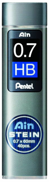 Pentel - Bleistiftmine Ain Stein HB 0,7 mm Tube mit 40 Stück