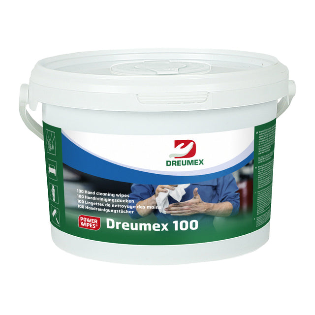 Dreumex - Handreinigungstuch 100 Eimer 100 Stück weiß