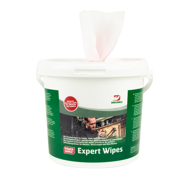 Dreumex - Reinigungstuch Expert Wipes Eimer 130 Stück weiß