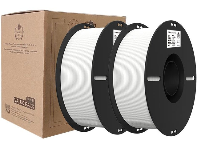 3d filament creality pla+ 1.75mm wit 2x 1 kg