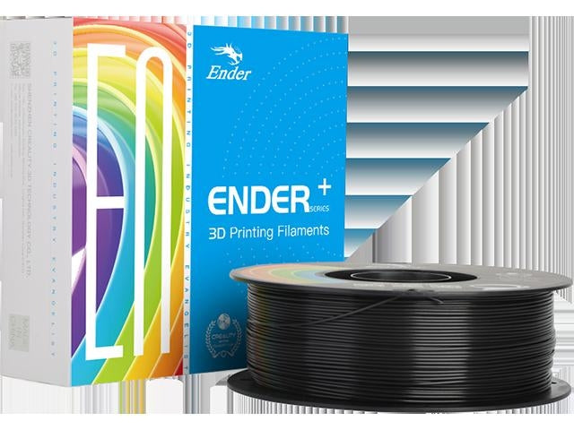 3d filament creality pla+ 1.75mm zwart 1kg