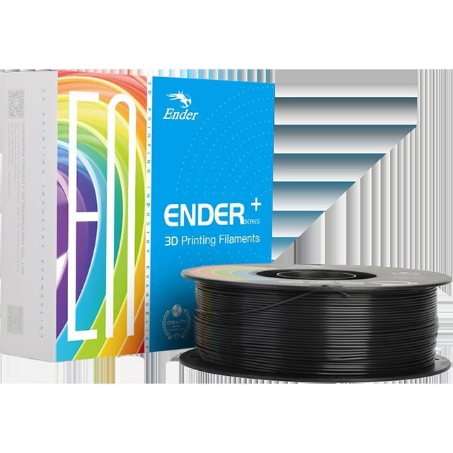 Creality - 3D-Filament PLA+ 1,75 mm schwarz 1 kg