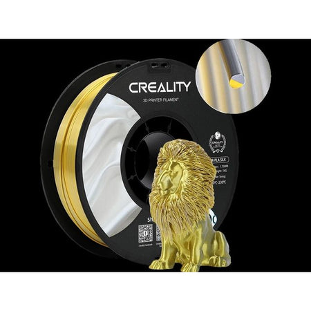 Creality - 3D-Filament PLA 1,75 mm Seidengold Silber 1 kg
