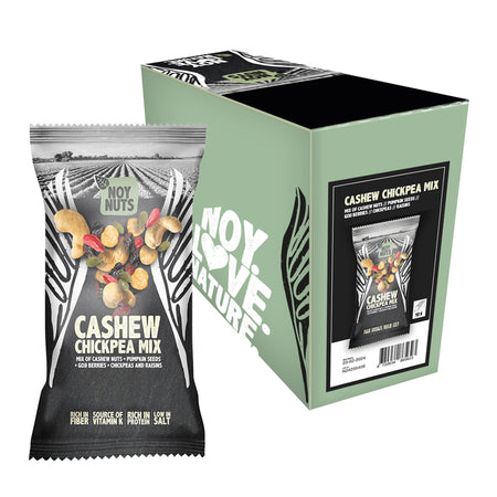 NoyNuts - Cashewnuss-Mix Beutel 45 Gramm | 12 Stück