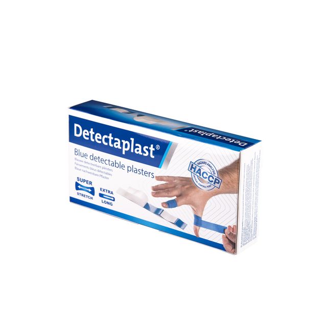 Detectaplast - Elastisches blaues Textilpflaster 180x20mm 100 Stück