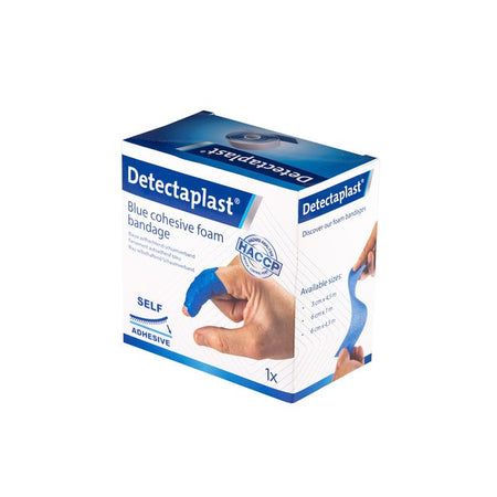Detectaplast - Schaumstoffbinde blau 6cmx4,5m