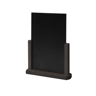 IEZZY Catering und Catering – Tischtafel A5 aus schwarzem Holz | 6 Stück