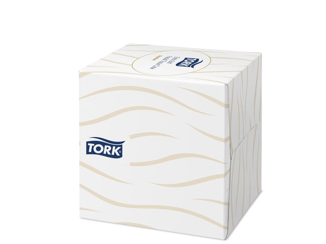 Tork - Gesichtsgewebe Premium Cube 2 Layer White | 30 Stücke
