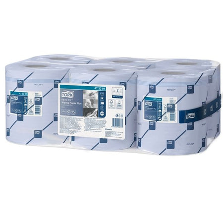 Tork - Reinigungspapier M4 Reflex Plus Advanced 2-lagig 450 Blatt blau 473391