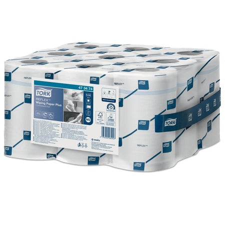 Tork - Reinigungspapier M3 Reflex Plus Advanced 2-lagig 200 Blatt weiß 473474