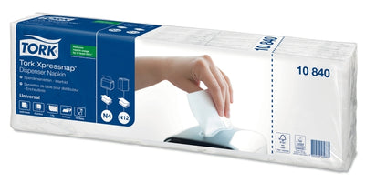 Tork - Serviette N4 Xpressnap Universal 1/4 Falz 1-lagig 213x330mm 1125 Blatt weiß 10840 | 8 Stück