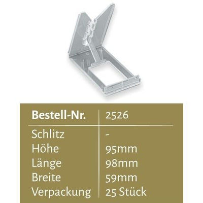 Klika -  Schuifstandaard plano opvouwbaar 25 stuks