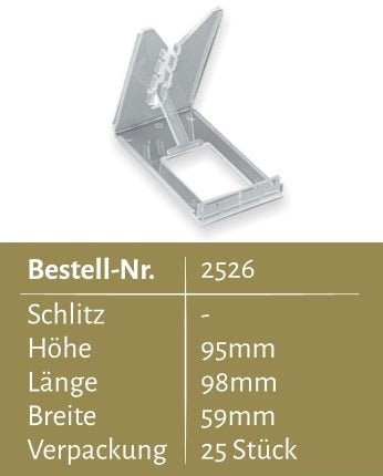 Klika - Siebstandard plano faltbar 25 Teile - 3 Stücke