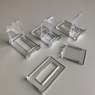 Klika - Schiebeständer transparent klein 4 Stück 40 Stück