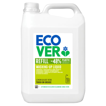 Ecover - Geschirrspülmittel Zitrone Aloe Vera Nachfüllung 5L