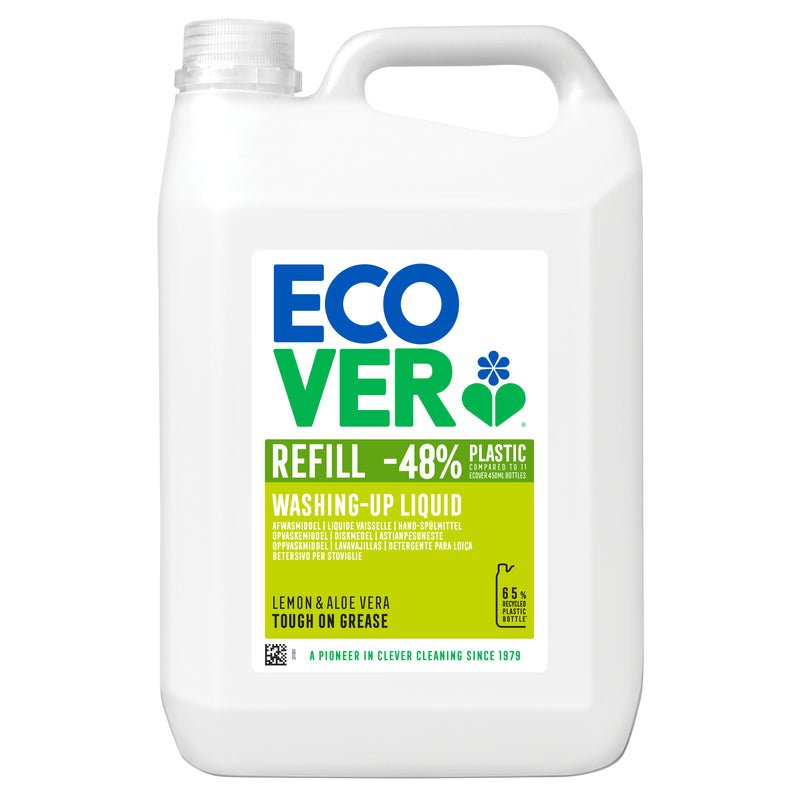 Ecover - Geschirrspülmittel Zitrone Aloe Vera Nachfüllung 5L