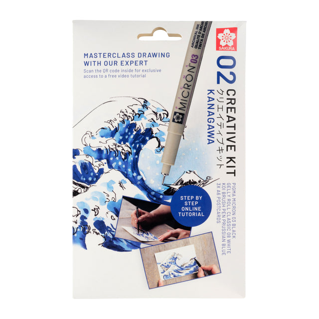 Sakura - Zeichenset Kreativset Kanagawa 6-teilig