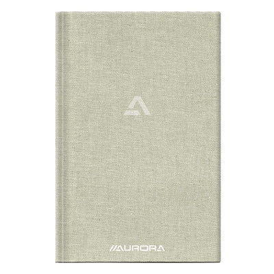 Aurora - Notizbuch A5-Linie 192 Seiten 80g Leinengrau