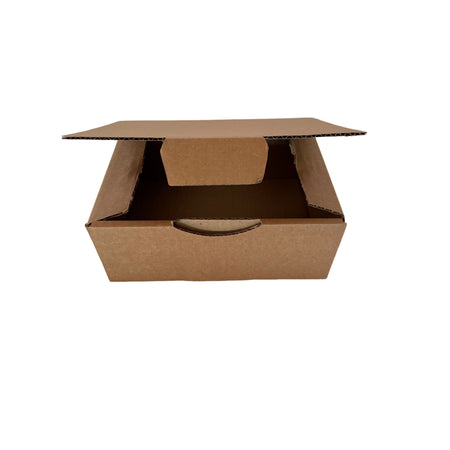 IEZZY - Briefkasten braun E-Wave-Format 300x240x100mm | 50 Stück