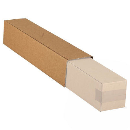 IEZZY - Vierkantrohr 750x126x126mm brauner Deckel | 20 Stück