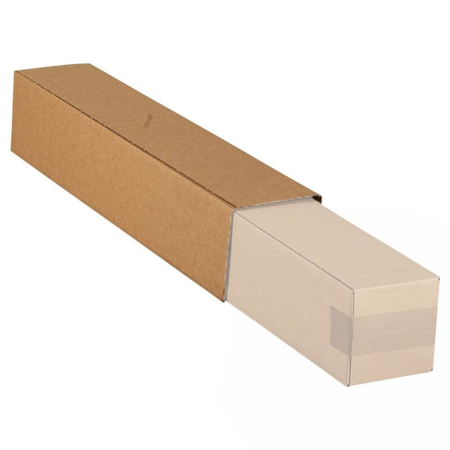 IEZZY - Vierkantrohr 750x126x126mm brauner Deckel | 20 Stück