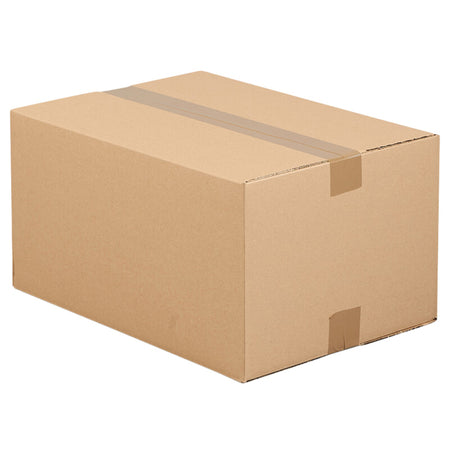 IEZZY - Amerikanische Faltbox 150x150x150mm B-Welle braun | 25 Stück