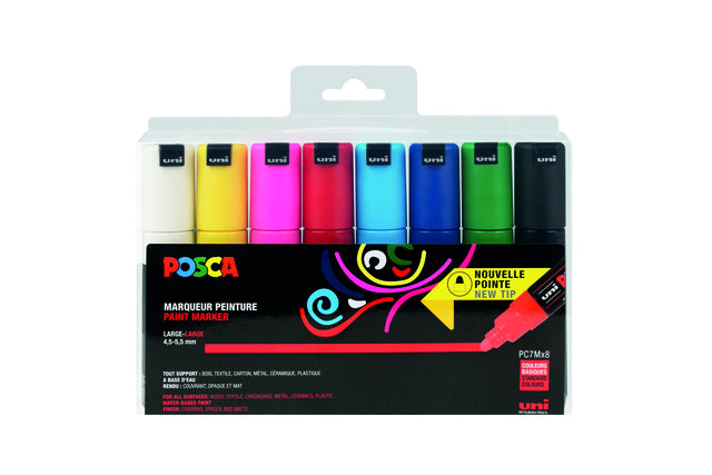 POSCA - Lackierstift PC7M B 8st Asorti