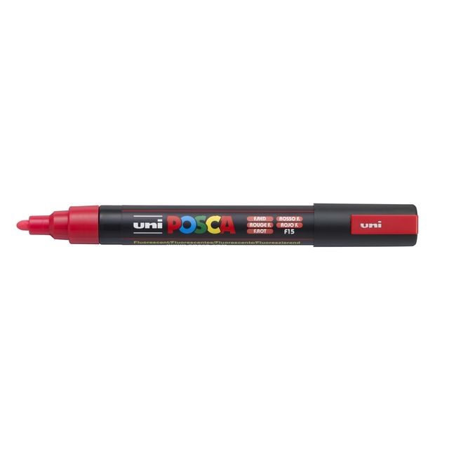 Posca - Lackmarker uni pc5m m fluorrot | 6 Stück