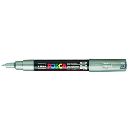 Posca - Paintmarker Uni PC1MC extrafeines Silber | 6 Stück