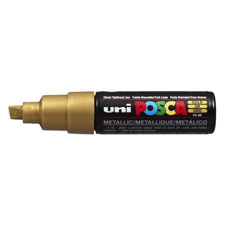 Posca - Paintmarker Uni PC8K breit schräg gold