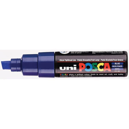 Posca - Paintmarker Uni PC8K breit diagonal dunkelblau