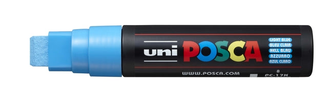 Verfstift posca pc17k eb rechthoek lichtblauw