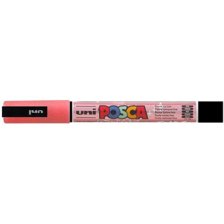 Posca - Paintmarker Uni PC feiner Glitzer rot
