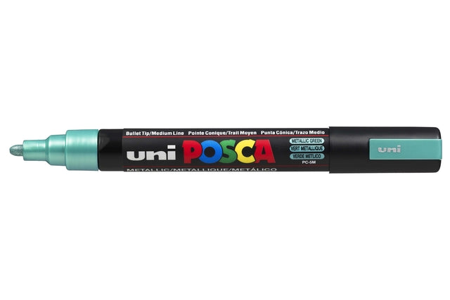 Verfstift posca pc5m m metallic groen