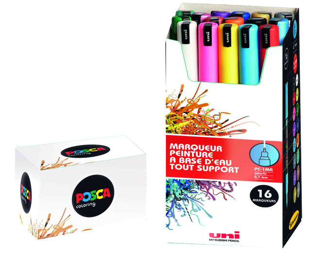 POSCA - Lackierstift PC1MR EF 16ST Assorti