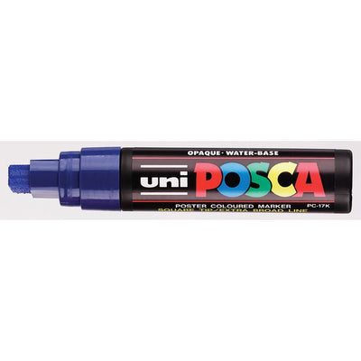 Posca - Paintmarker Uni PC17K extra breites Rechteck dunkelblau