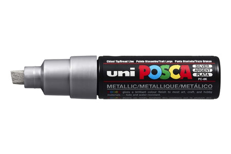 Posca - Paintmarker Uni PC8K breit diagonal silber