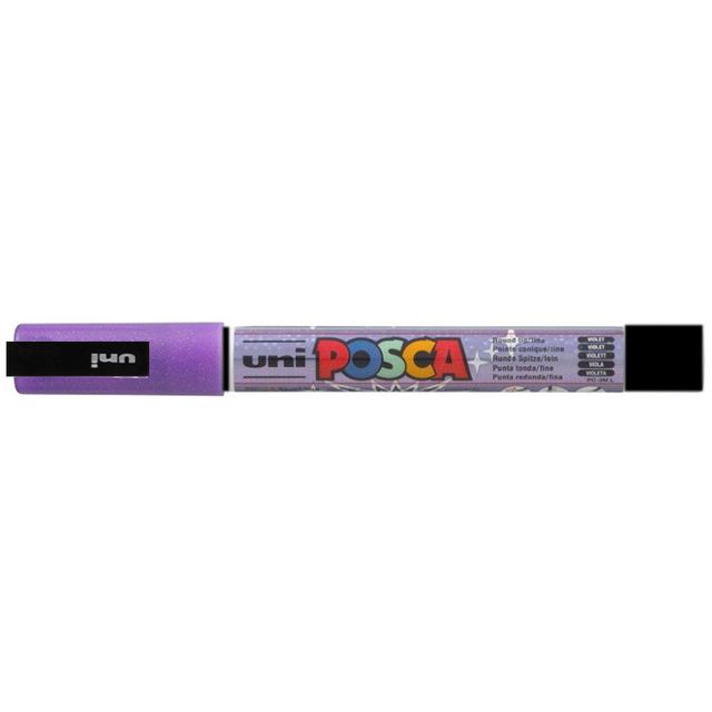 Posca - Paintmarker Uni PCfine Glitzer Lila