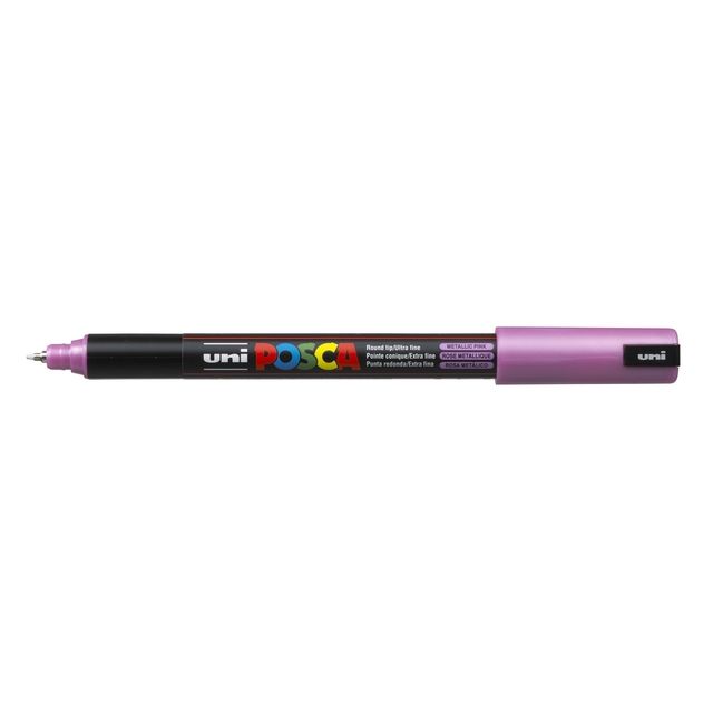 Posca - Paintmarker Uni PC1MR extra feines Metallic-Rosa