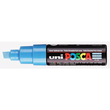 Posca - Paintmarker Uni PC8K breit schräg hellblau