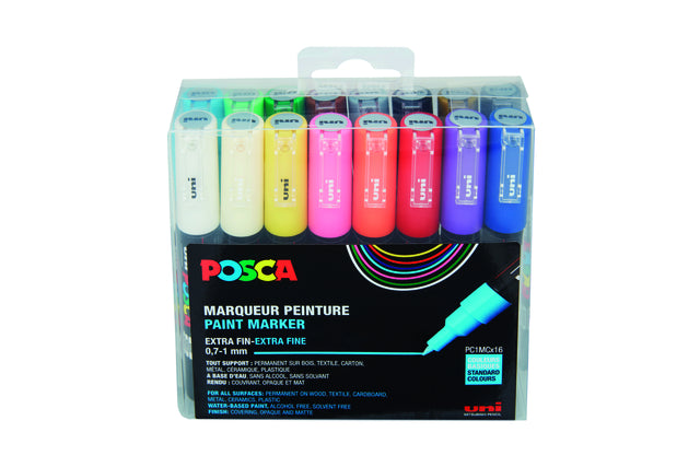 POSCA - Lackierstift PC1MC EF 16st Assorti